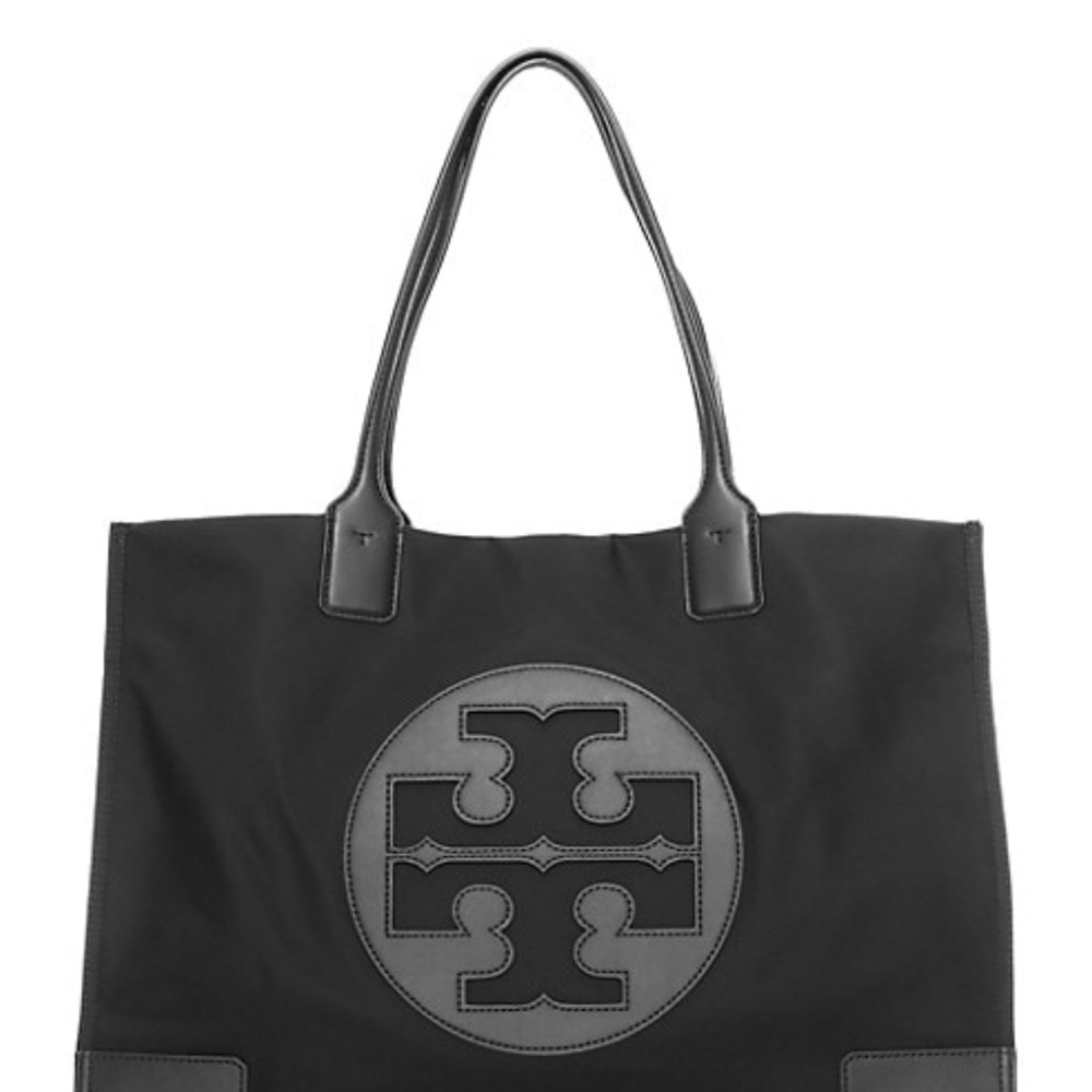 Tory Burch Black Ella Tote - Picture 2 of 5